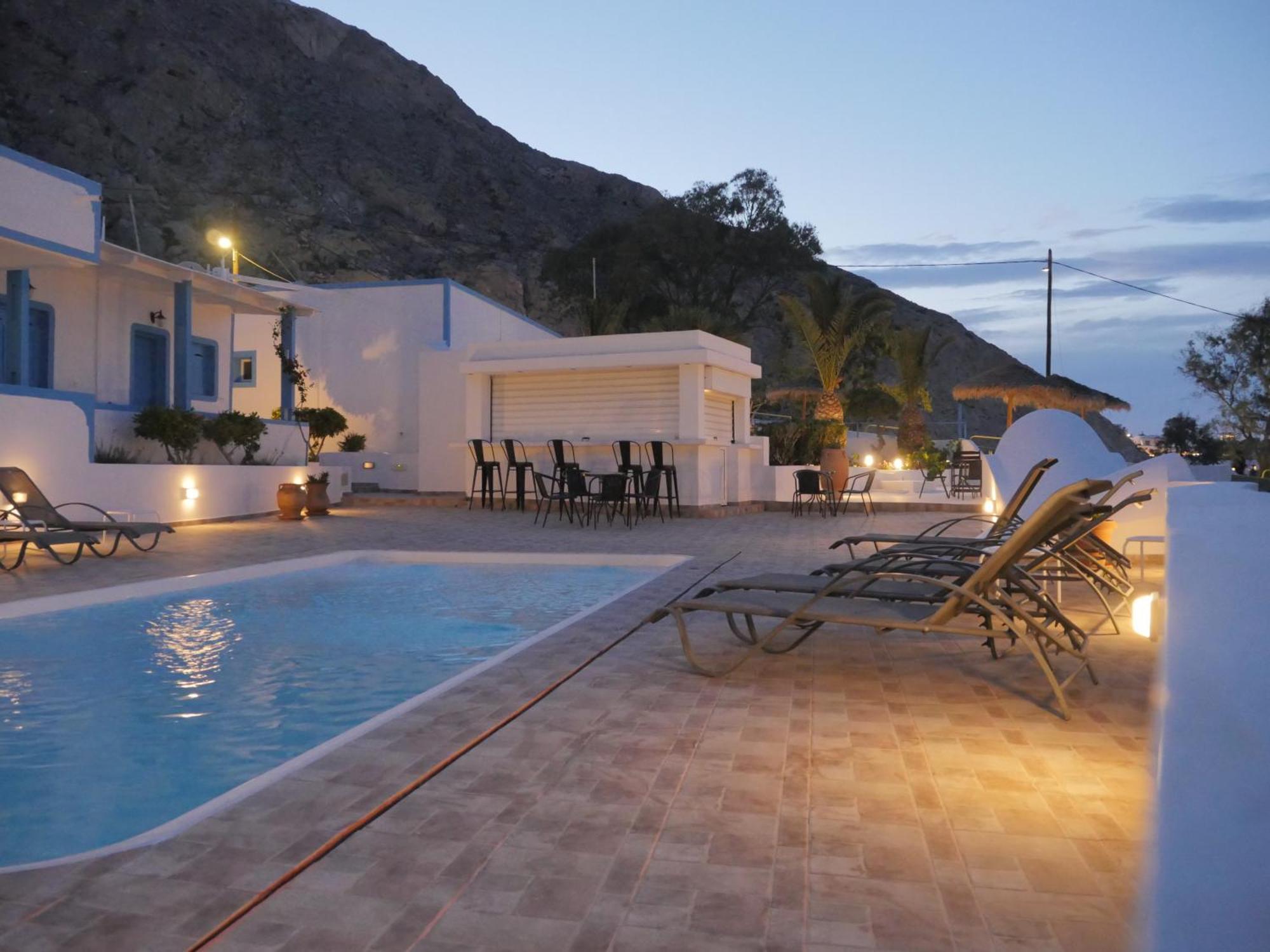 Ancient Thera Apartments Kamari  Exterior photo