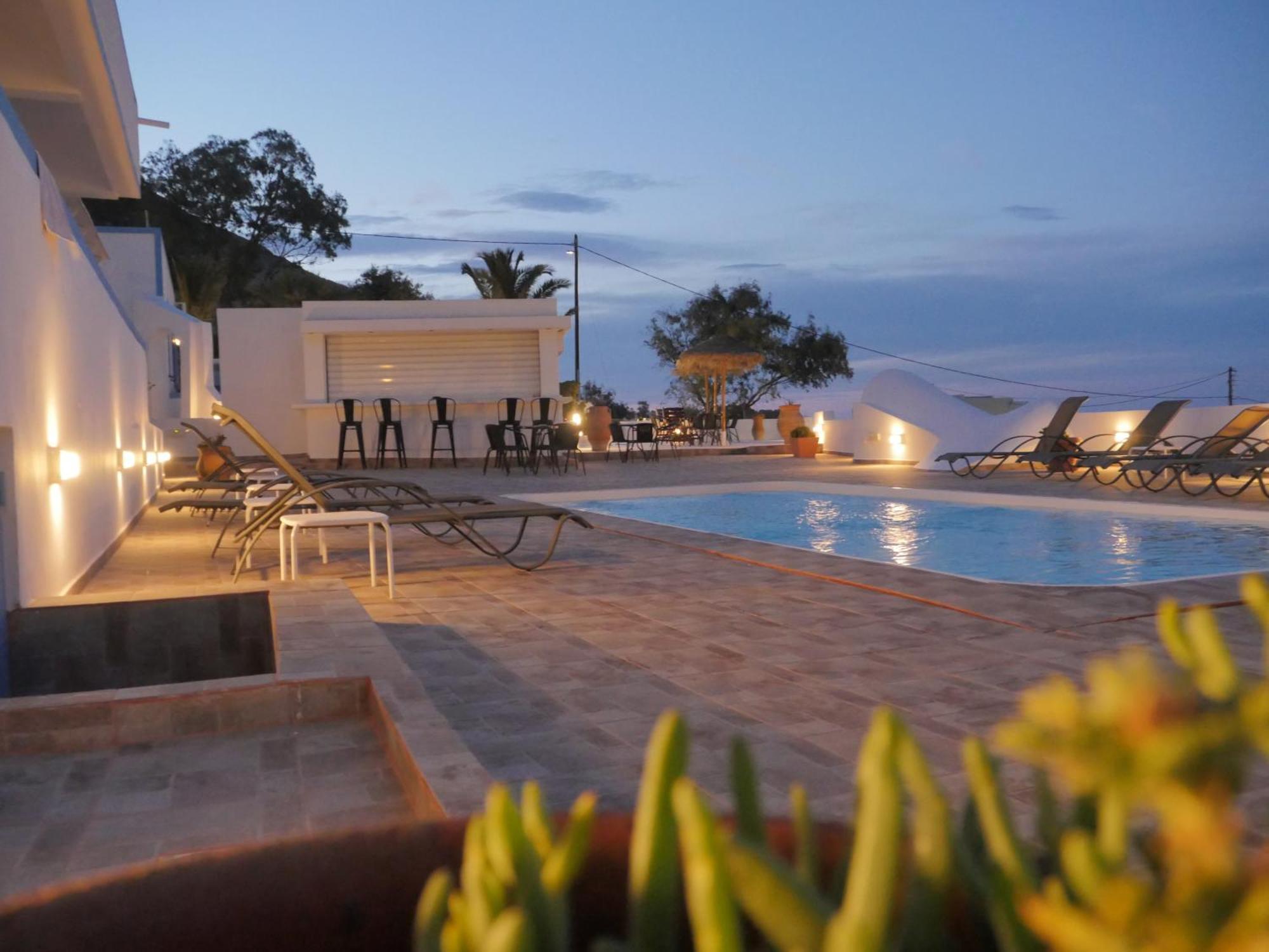 Ancient Thera Apartments Kamari  Exterior photo